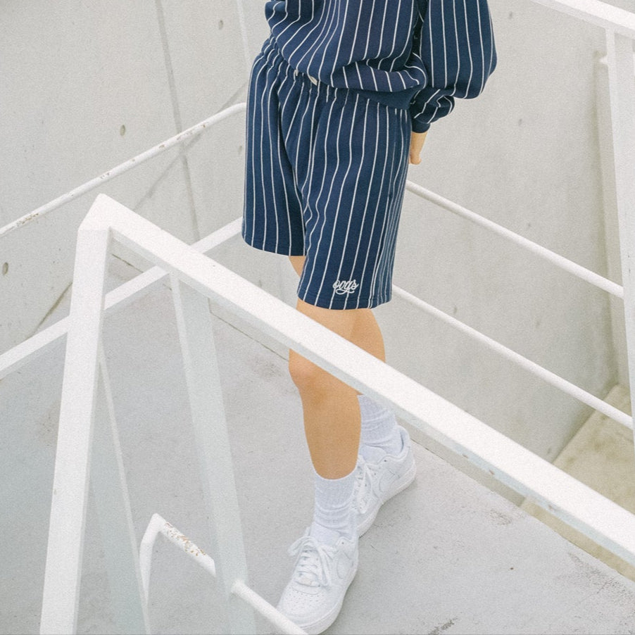 レディース【ovys公式】ストライプスウェットショートパンツ – ovys