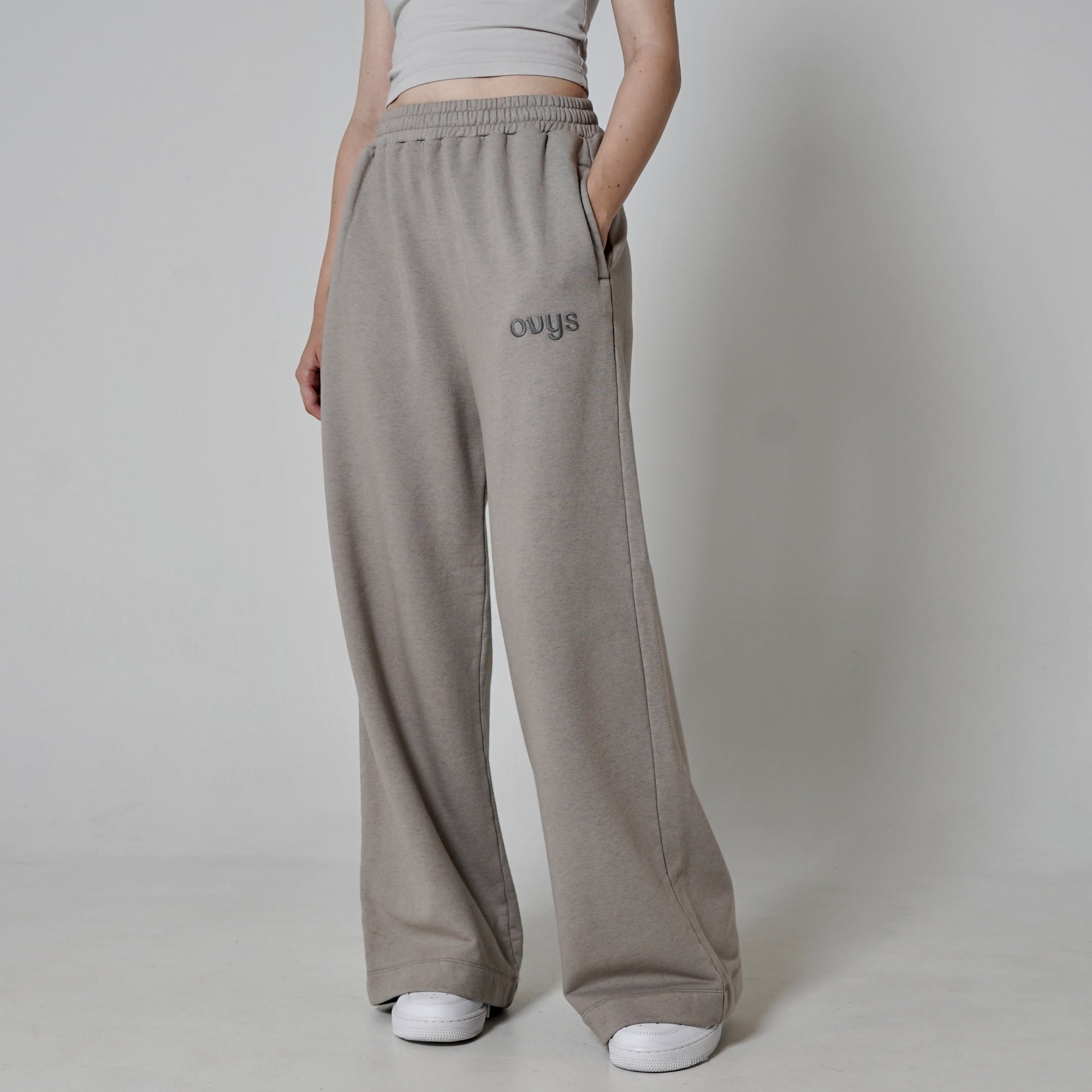 WMNS BOTANICAL OC STRETCH HEAVY SWEAT WIDE PANTS