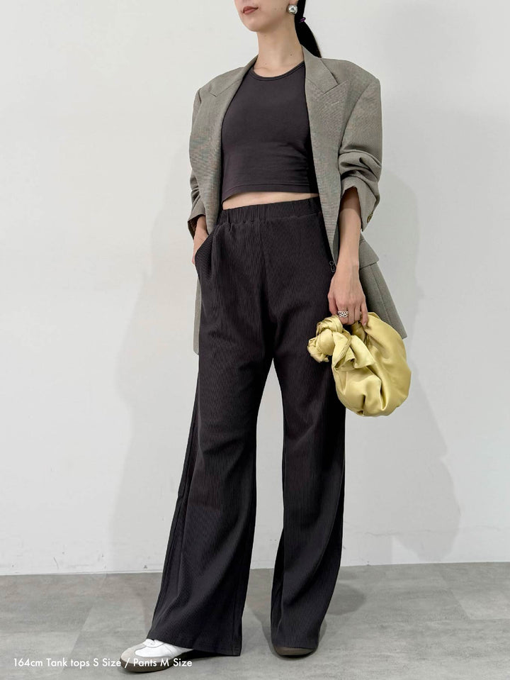 WMNS RIB FLARE PANTS