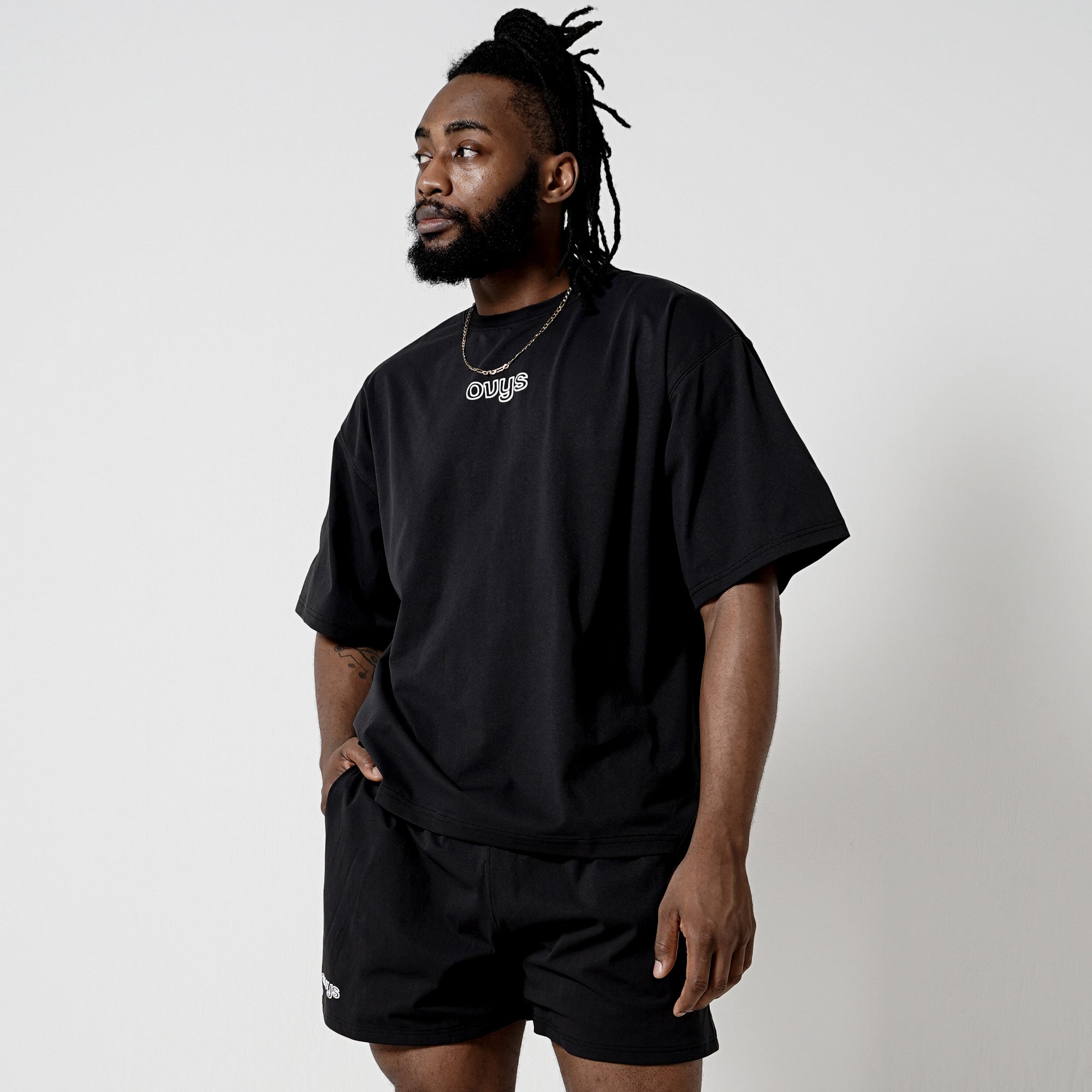 メンズ【ovys公式】メタドライ天竺オーバーサイズTシャツ／META DRY