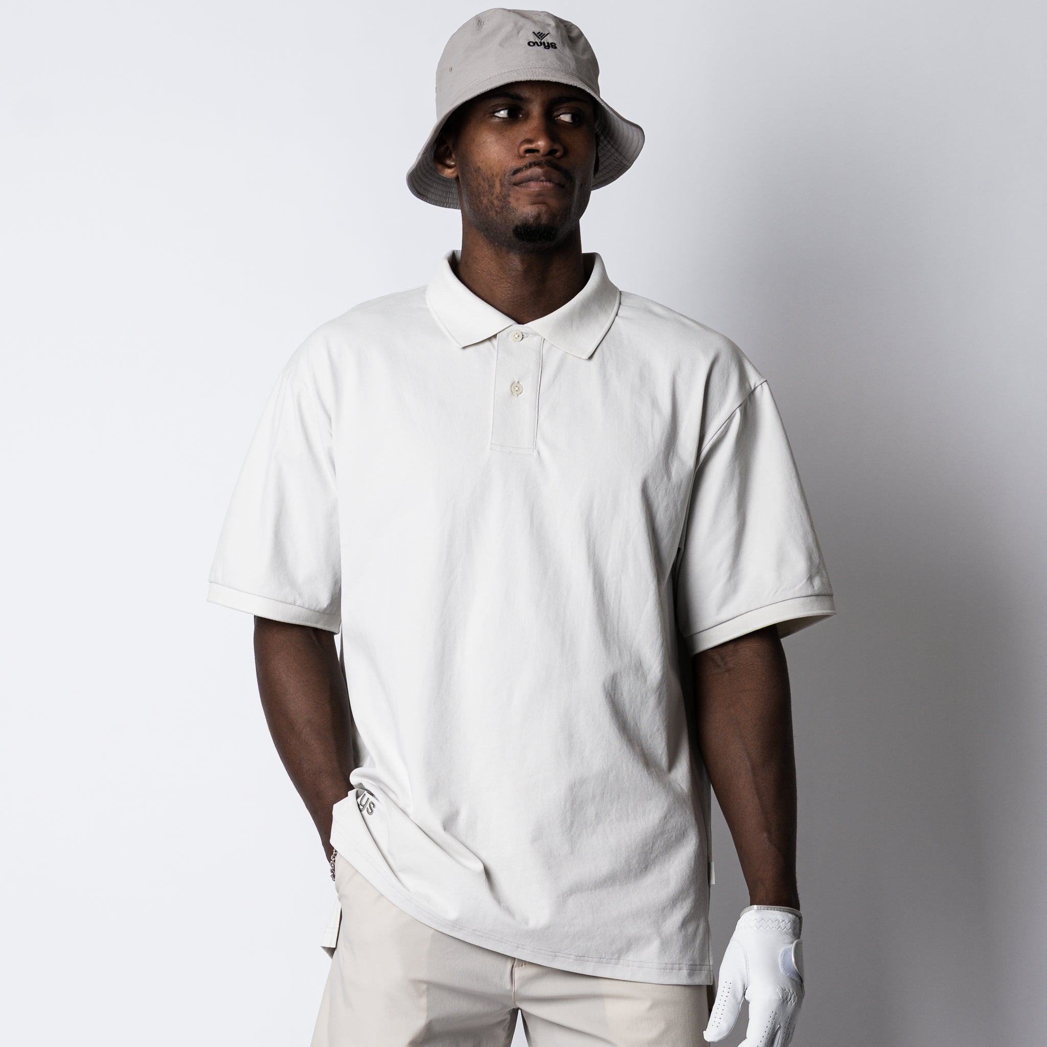 META OVERSIZED SLIT POLO SHIRT – ovys(オーヴィーズ)