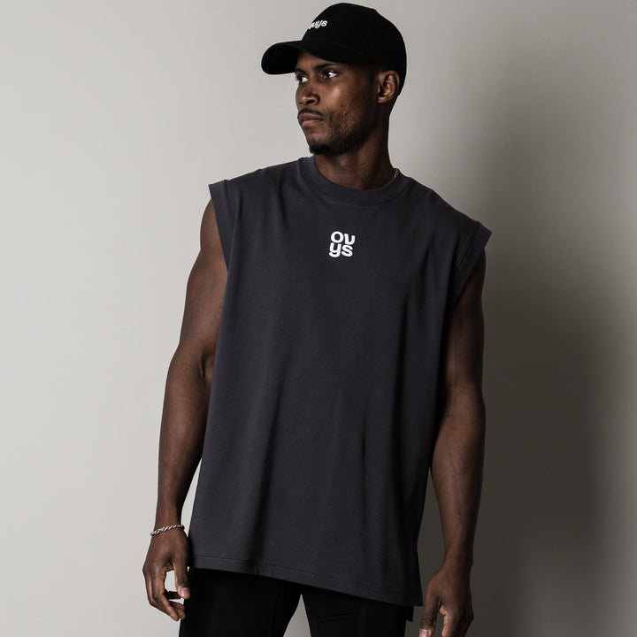【4/10(金)新色発売】SQUARE LOGO C-MESH SLEEVELESS SHIRT