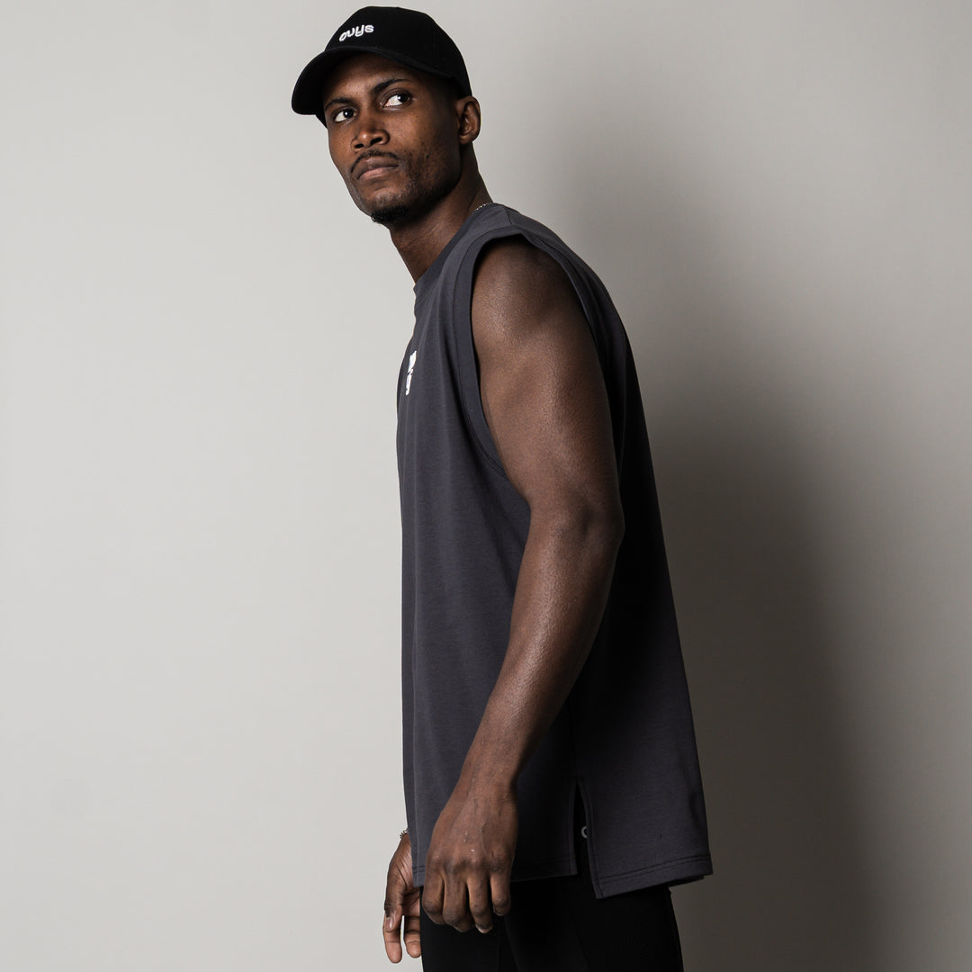 【4/10(金)新色発売】SQUARE LOGO C-MESH SLEEVELESS SHIRT