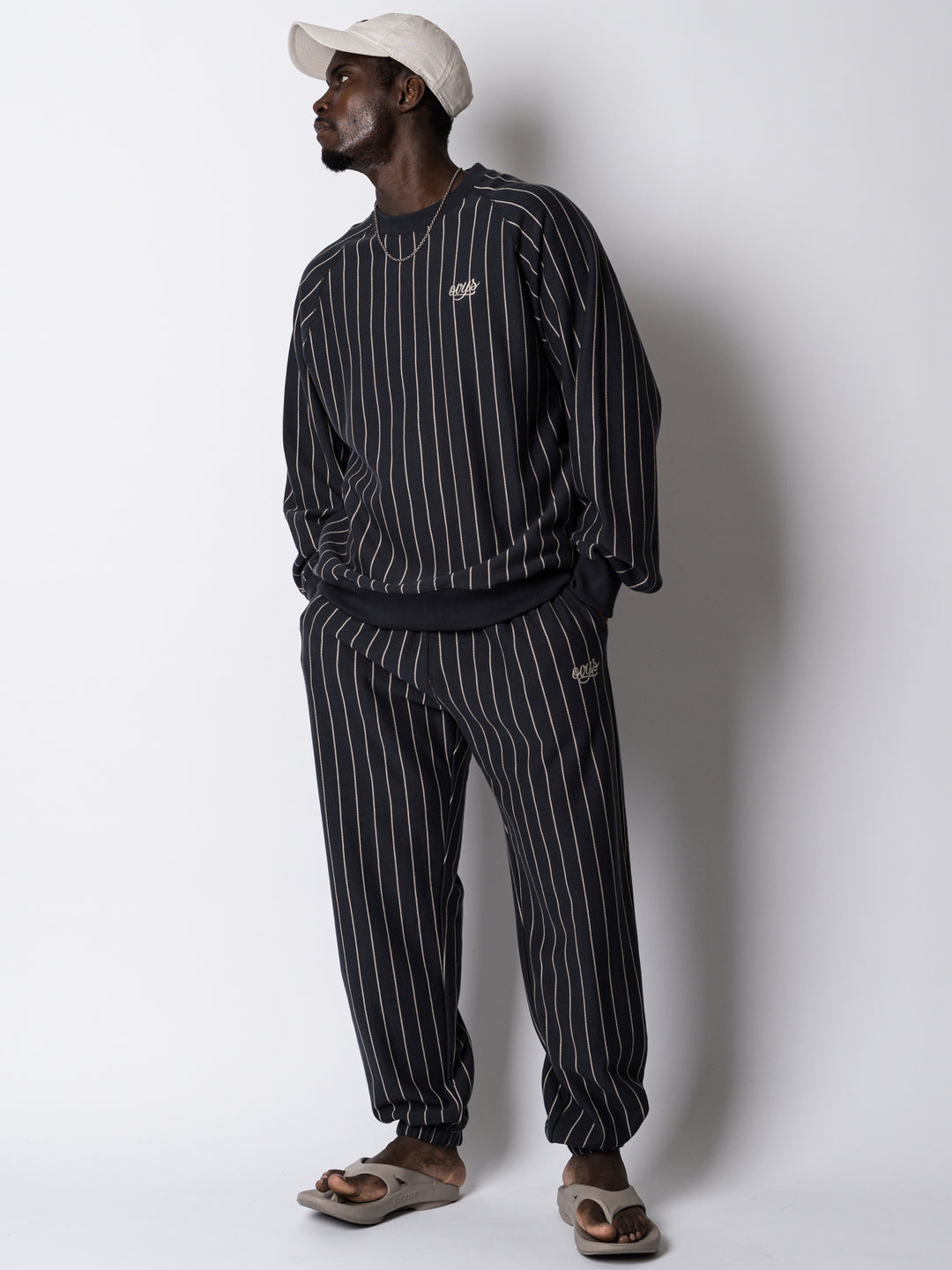 STRIPE SWEAT PANTS