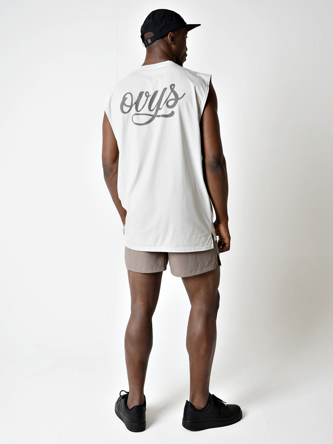 SCRIPT EASY SLEEVELESS SHIRT