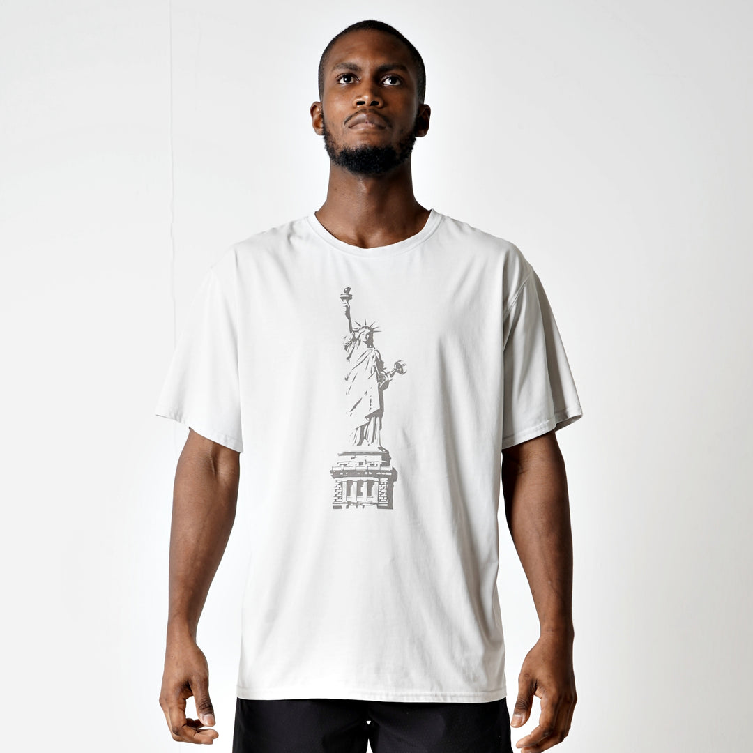 STATUE OF WORKOUT SS TEE