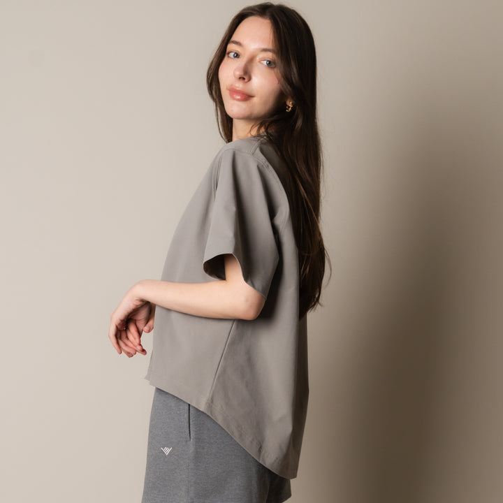 WMNS META DRY ROUND HEM HS TEE