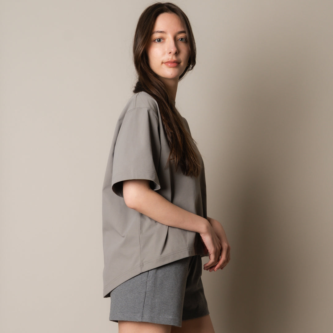 WMNS META DRY ROUND HEM HS TEE
