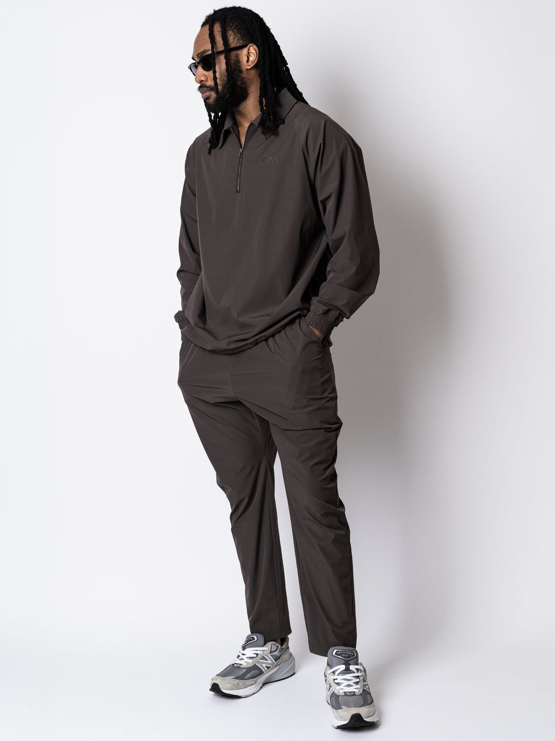WORKOUT NYLON TRACK PANTS