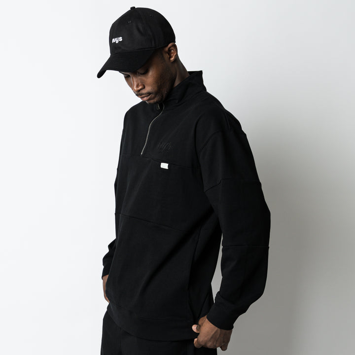 【2/27(金)発売】PANELED HALF ZIP COTTON LS SHIRT