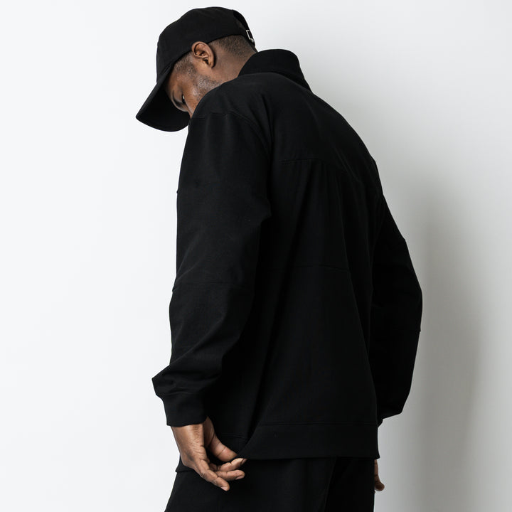 【2/27(金)発売】PANELED HALF ZIP COTTON LS SHIRT