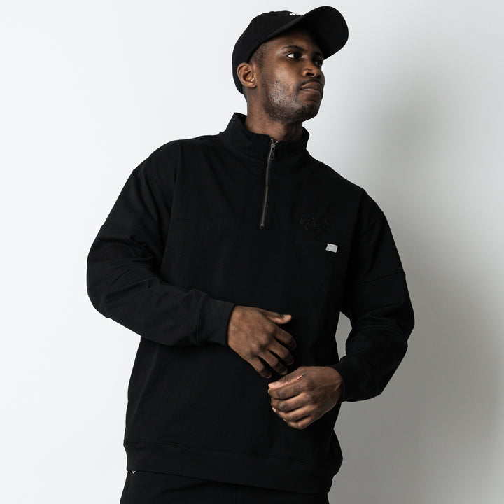 【2/27(金)発売】PANELED HALF ZIP COTTON LS SHIRT