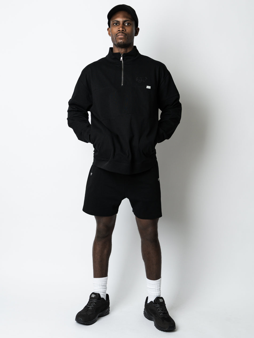 【2/27(金)発売】PANELED HALF ZIP COTTON LS SHIRT