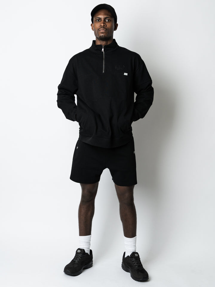 【2/27(金)発売】PANELED HALF ZIP COTTON LS SHIRT