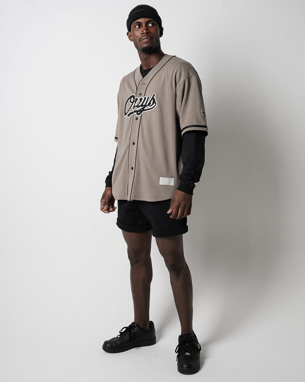 メンズ【ovys公式】オーバーサイズコットンメッシュベースボールシャツ／OVERSIZED C-MESH BASEBALL SHIRT –  ovys(オーヴィーズ)