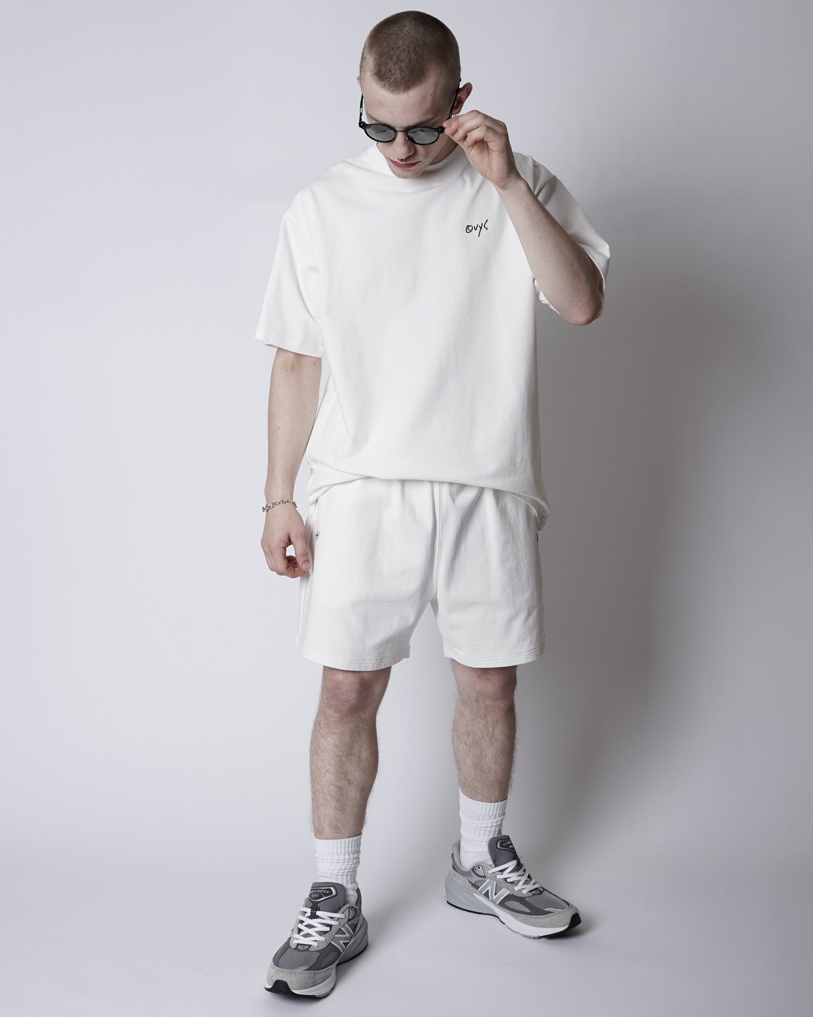 メンズ【ovys公式】ハンドライティングコットンショートパンツ – ovys