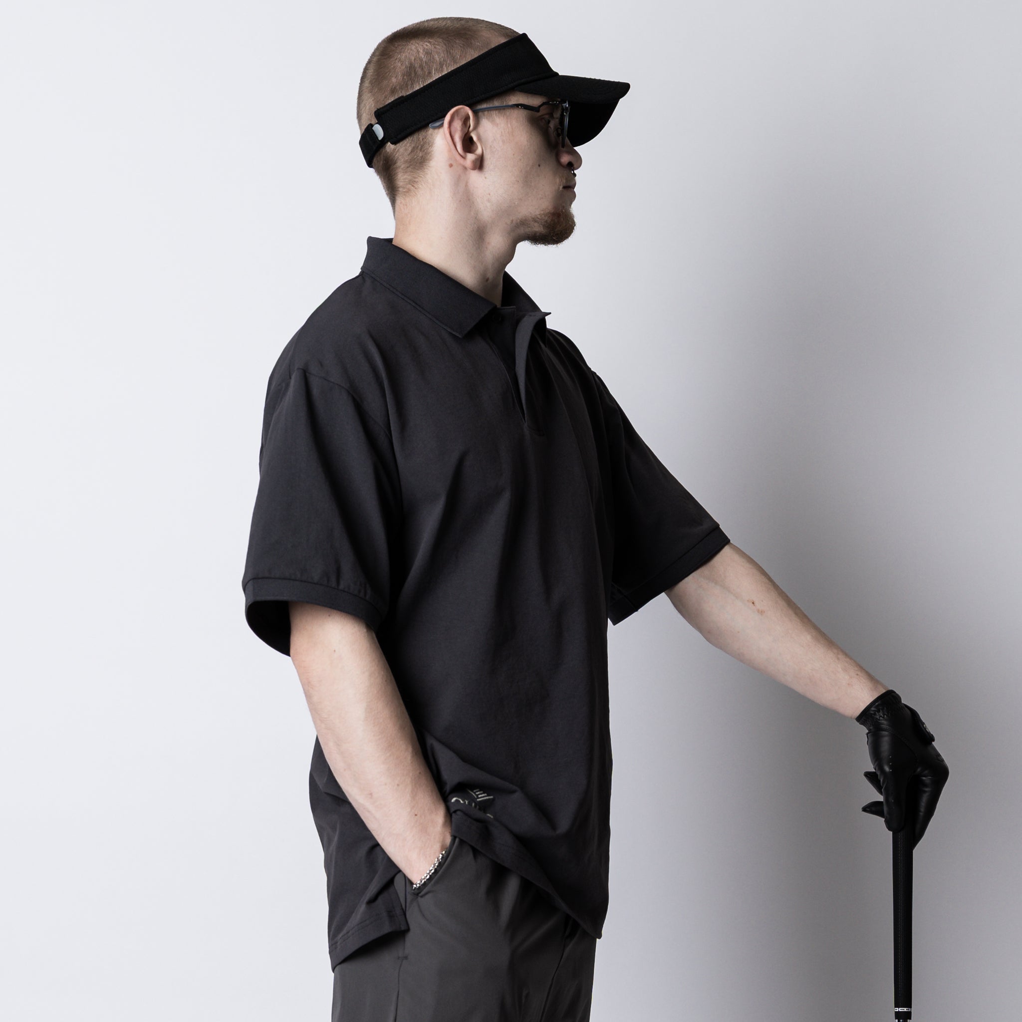 META OVERSIZED SLIT POLO SHIRT – ovys(オーヴィーズ)