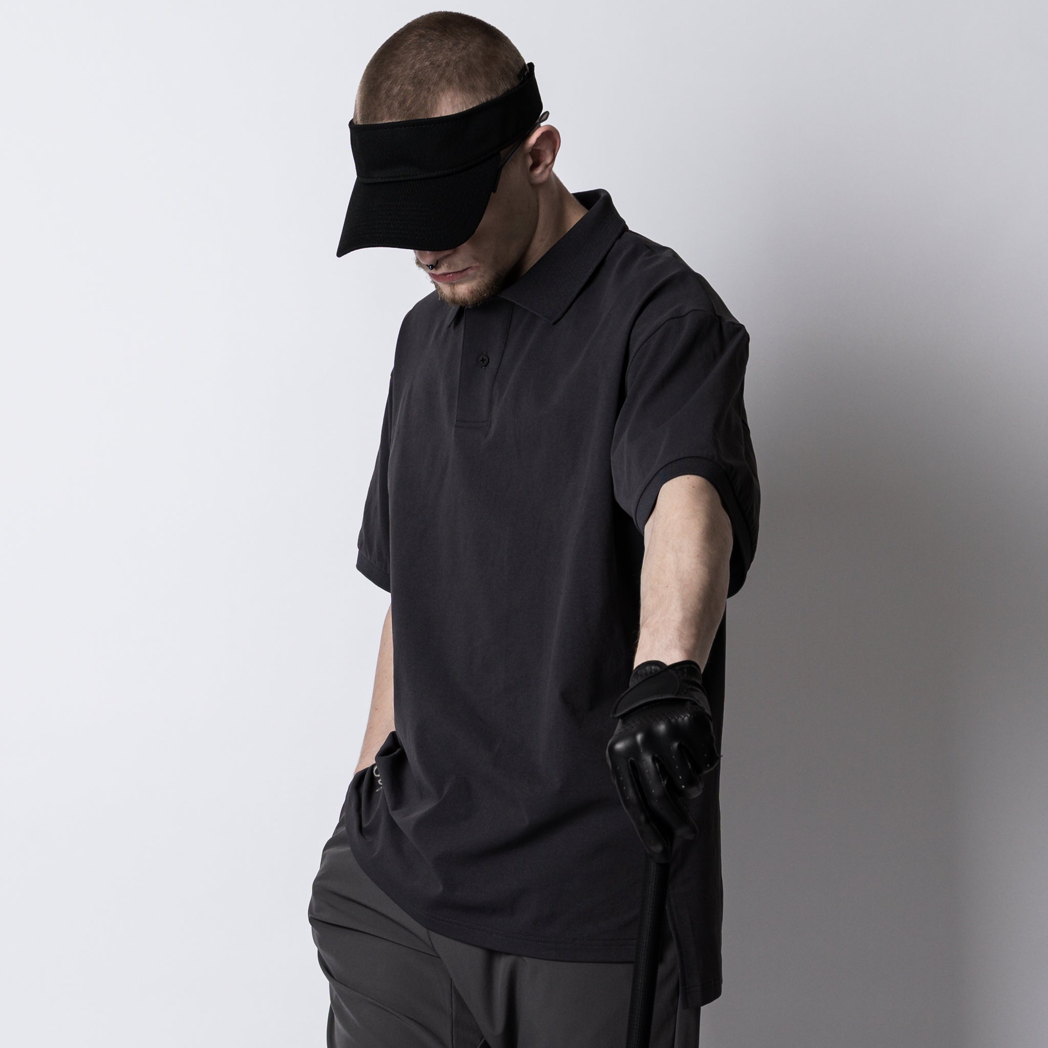 META OVERSIZED SLIT POLO SHIRT – ovys(オーヴィーズ)