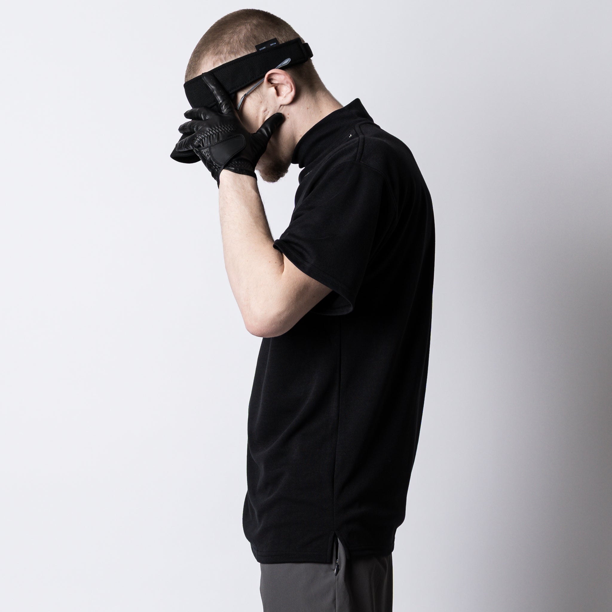 メンズ【ovys公式】モックネックバックメッシュTシャツ／MOCK NECK