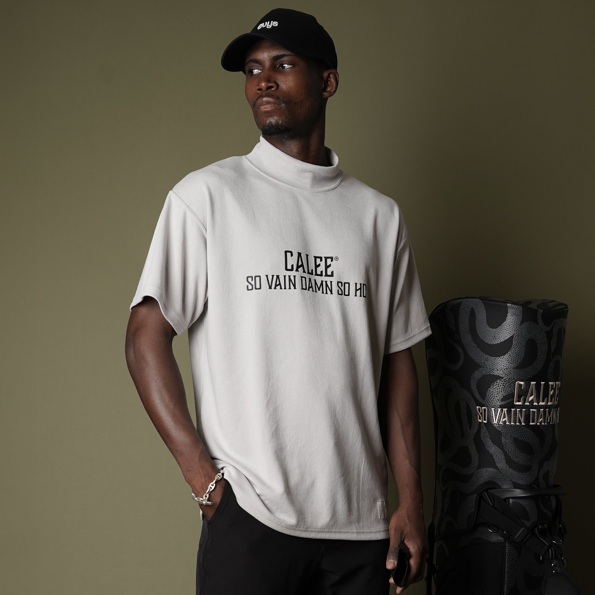 calee × ovys MOCK NECK BACK MESH 即完売品 CALEE × ovys MOCK NECK BACK MESH SS TEE – ovys(オーヴィーズ)