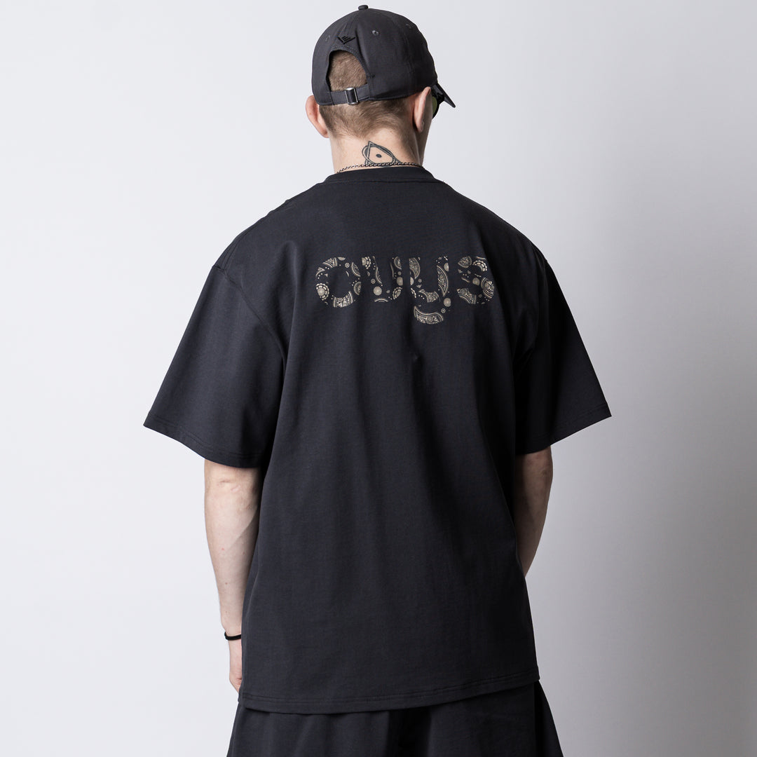 PAISLEY LOGO COTTON EASY SS TEE