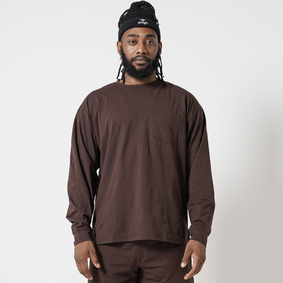 META DRY OVERSIZED PKT LS TEE