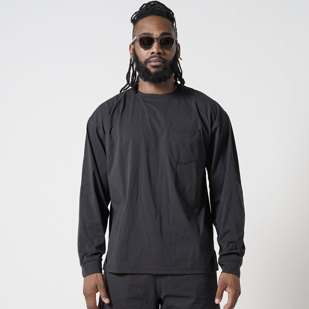 META DRY OVERSIZED PKT LS TEE