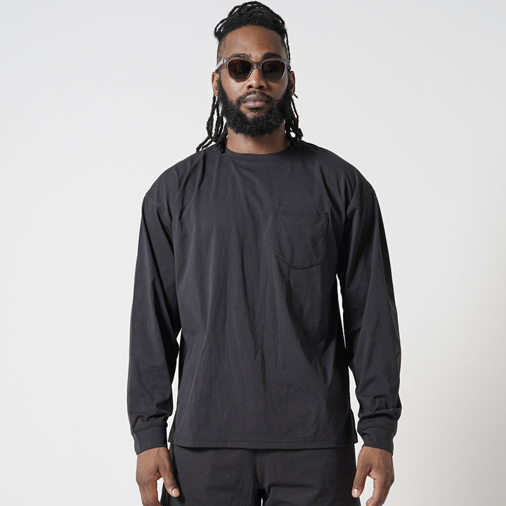 META DRY OVERSIZED PKT LS TEE