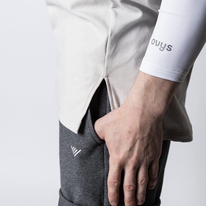 SQUARE LOGO C-MESH SLEEVELESS SHIRT