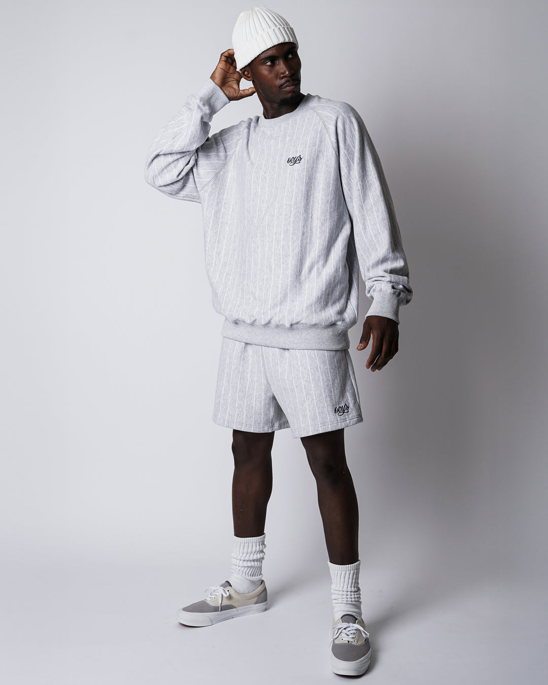 【10/17(金)発売】STRIPE SWEAT SHORT PANTS