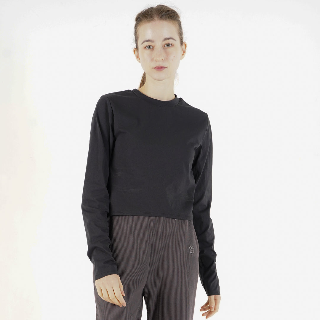 【予約商品】WMNS META DRY TIGHT CROPPED LS TEE