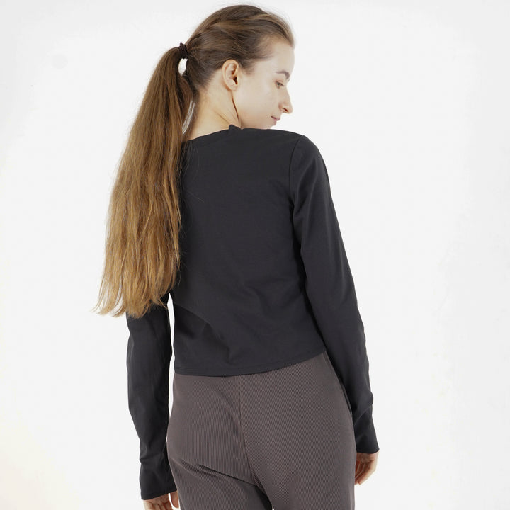 【予約商品】WMNS META DRY TIGHT CROPPED LS TEE