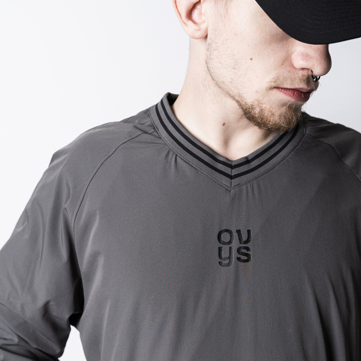 WARM WORKOUT NYLON V-NECK PISTE