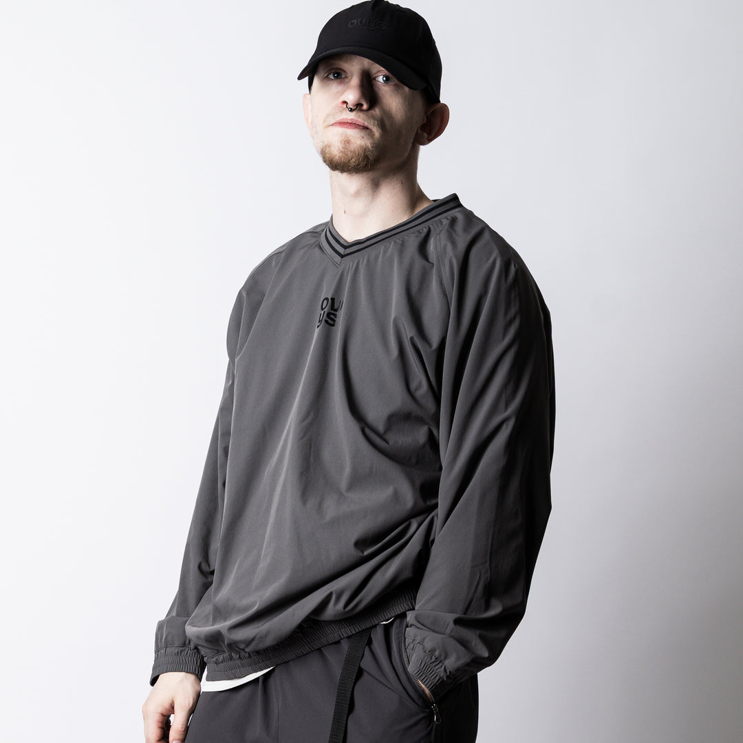 WARM WORKOUT NYLON V-NECK PISTE