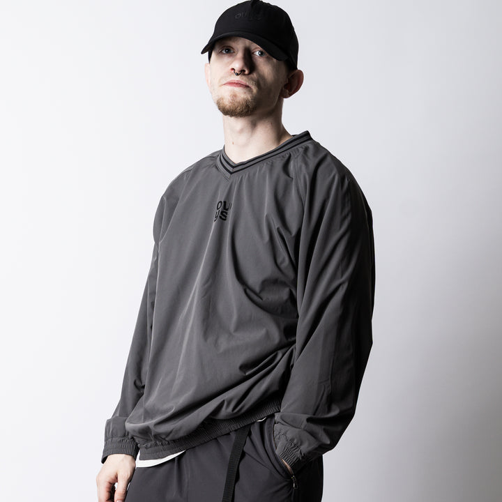 WARM WORKOUT NYLON V-NECK PISTE