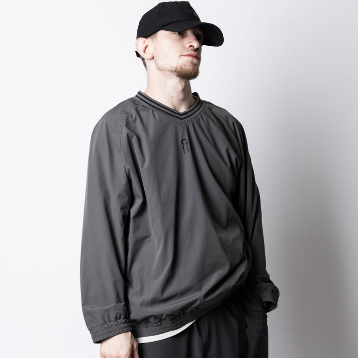 WARM WORKOUT NYLON V-NECK PISTE