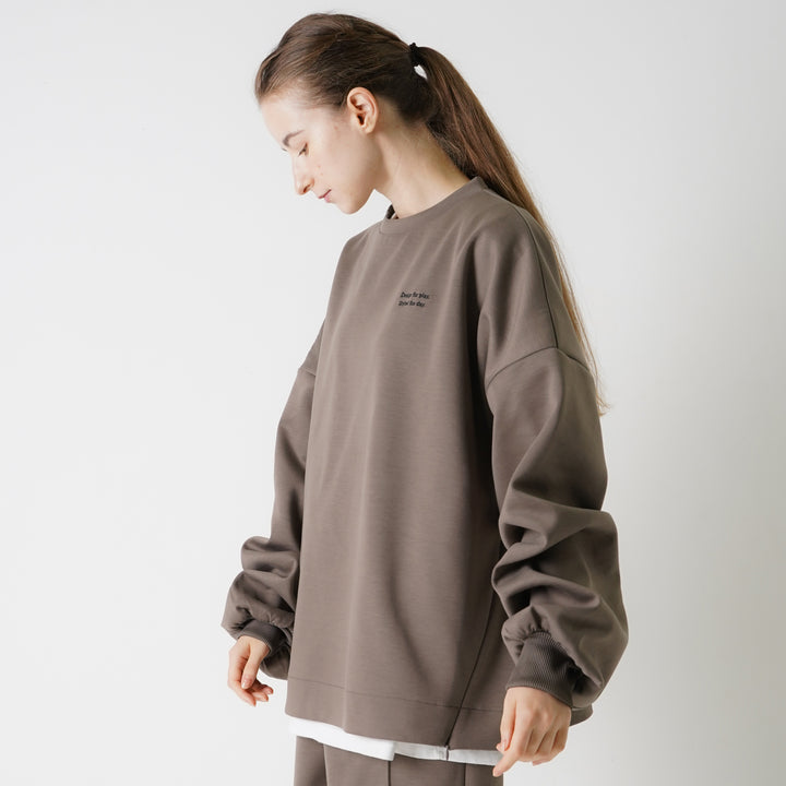 【予約商品】WMNS ECB VOLUME SLEEVE PULLOVER