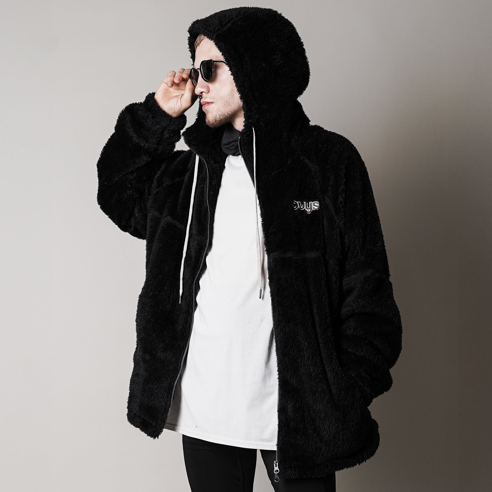 メンズ【ovys公式】フェザーボア ジップアップジャケット – ovys