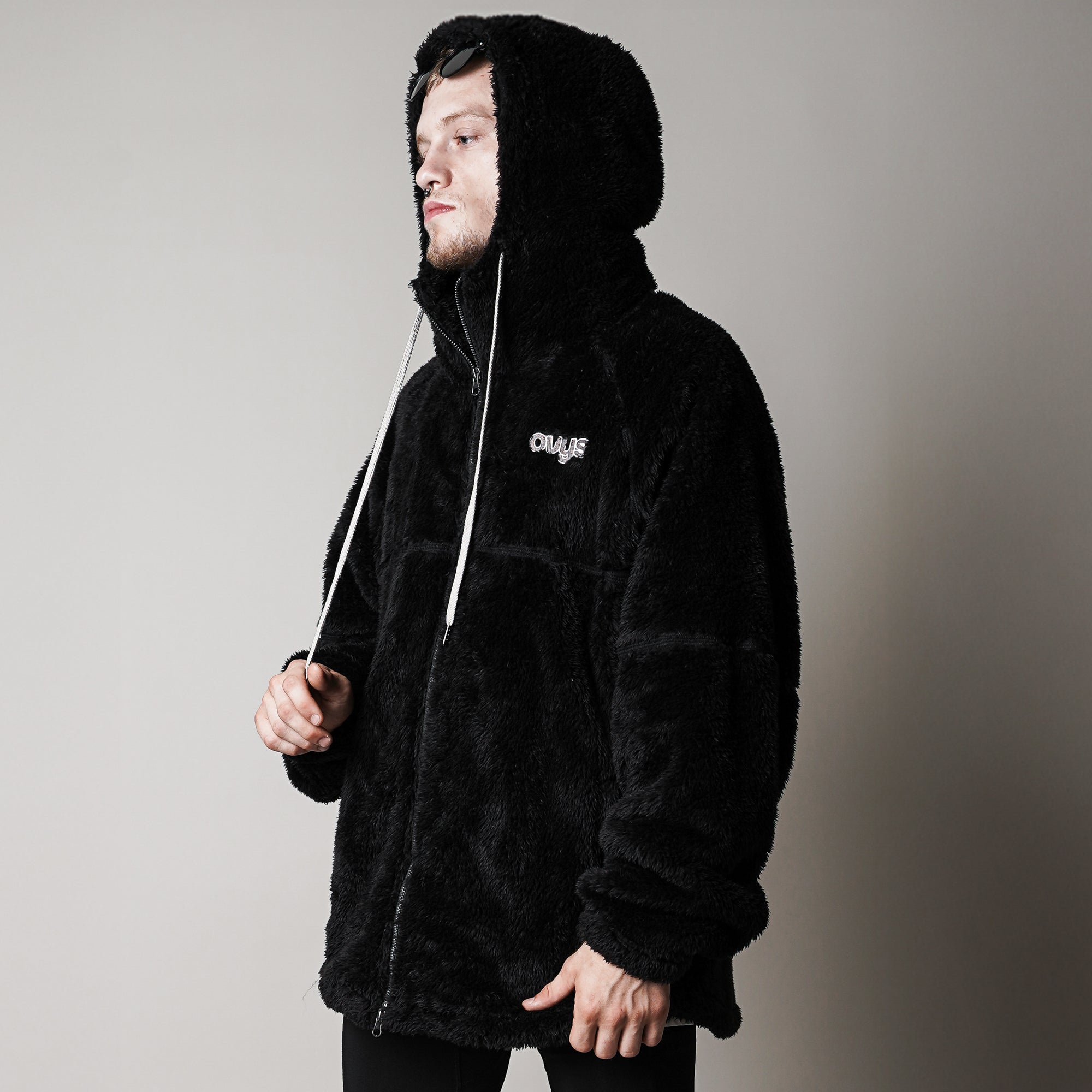 メンズ【ovys公式】フェザーボア ジップアップジャケット – ovys