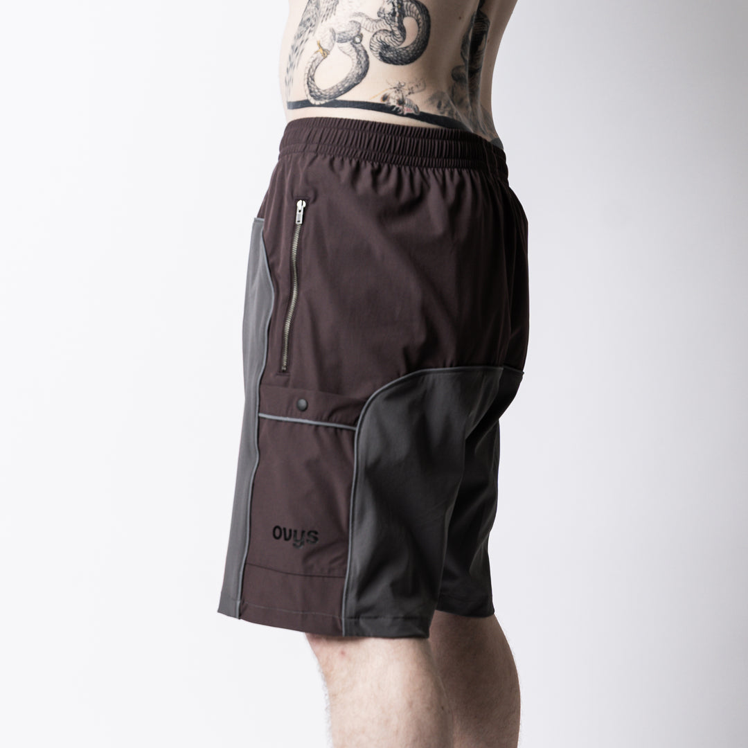 WORKOUT NYLON LINE SHORT PANTS