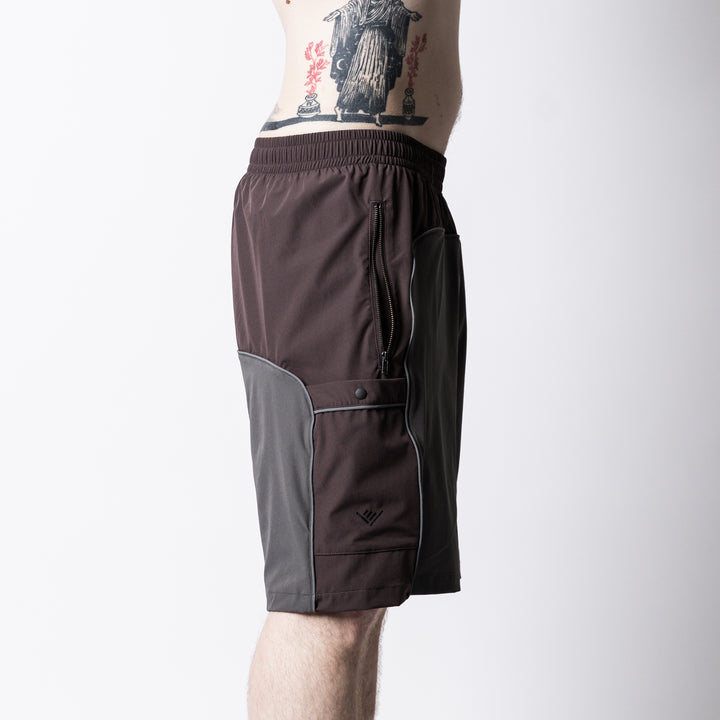WORKOUT NYLON LINE SHORT PANTS