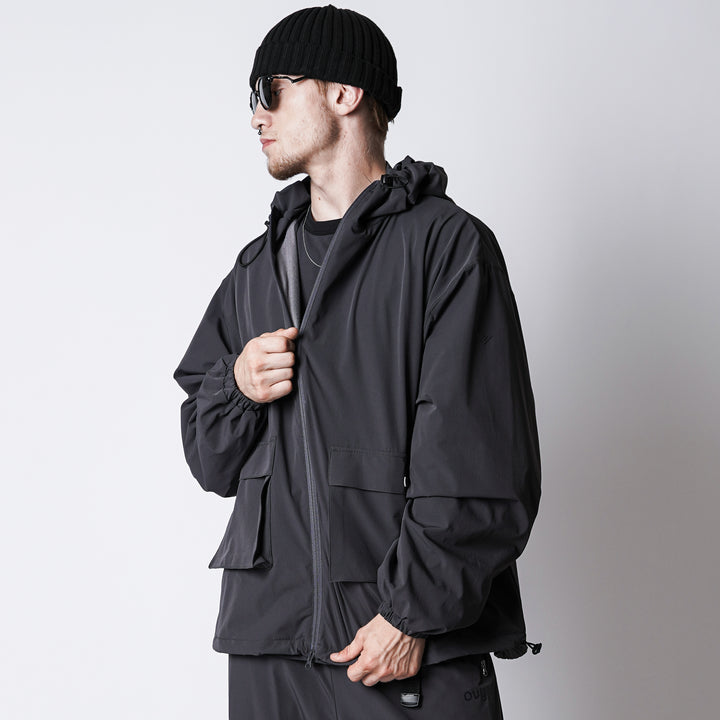 【10/31(金)発売】WORKOUT NYLON DOUBLE ZIP HOODED JACKET