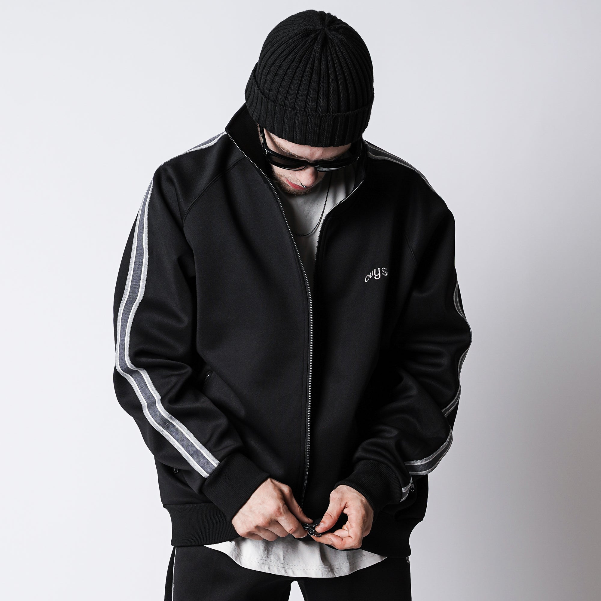 OVY トラックジャケット＆パンツ　Ｌ 中古・古着通販】OVY (オヴィー) Euro Military Track Jacket ブラック