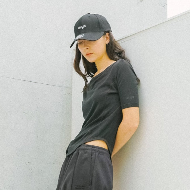 WMNS WOOL BLENDED ROUND HEM HS TEE