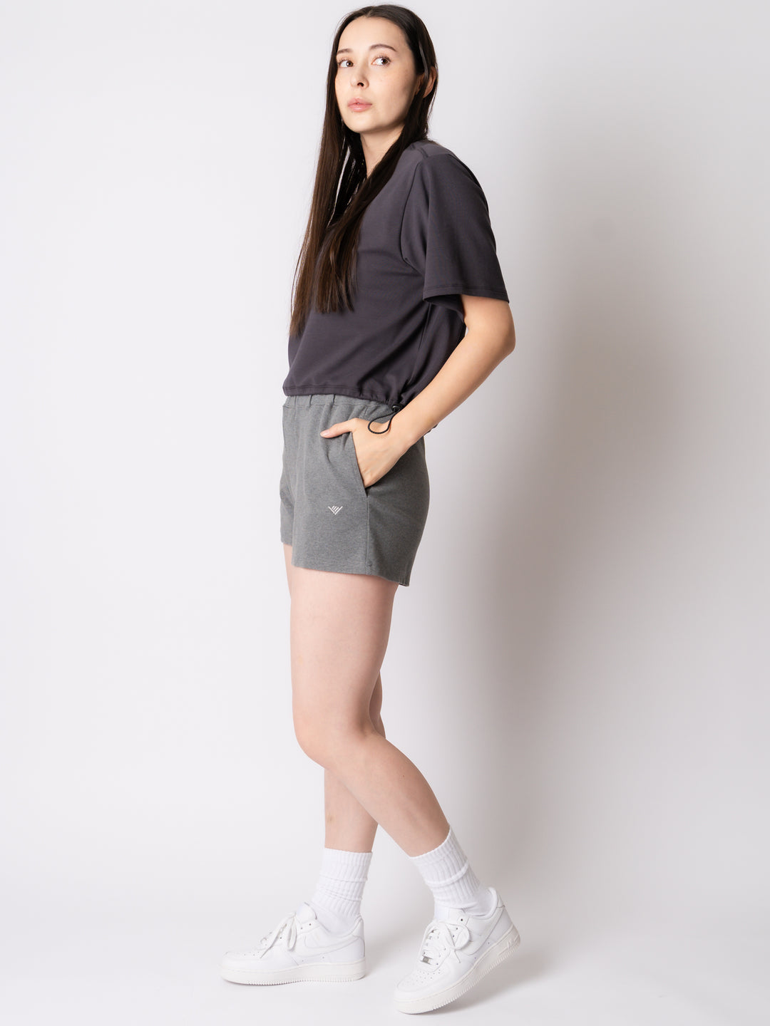 WMNS C-MESH HEM ADJUSTABLE HS TEE