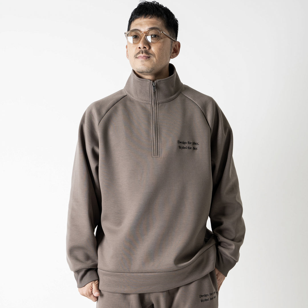 【予約商品】ECB HALF ZIP PULLOVER