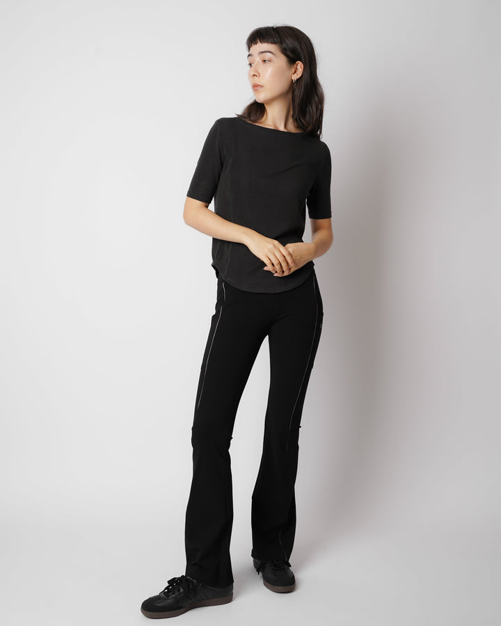 WMNS WOOL BLENDED ROUND HEM HS TEE
