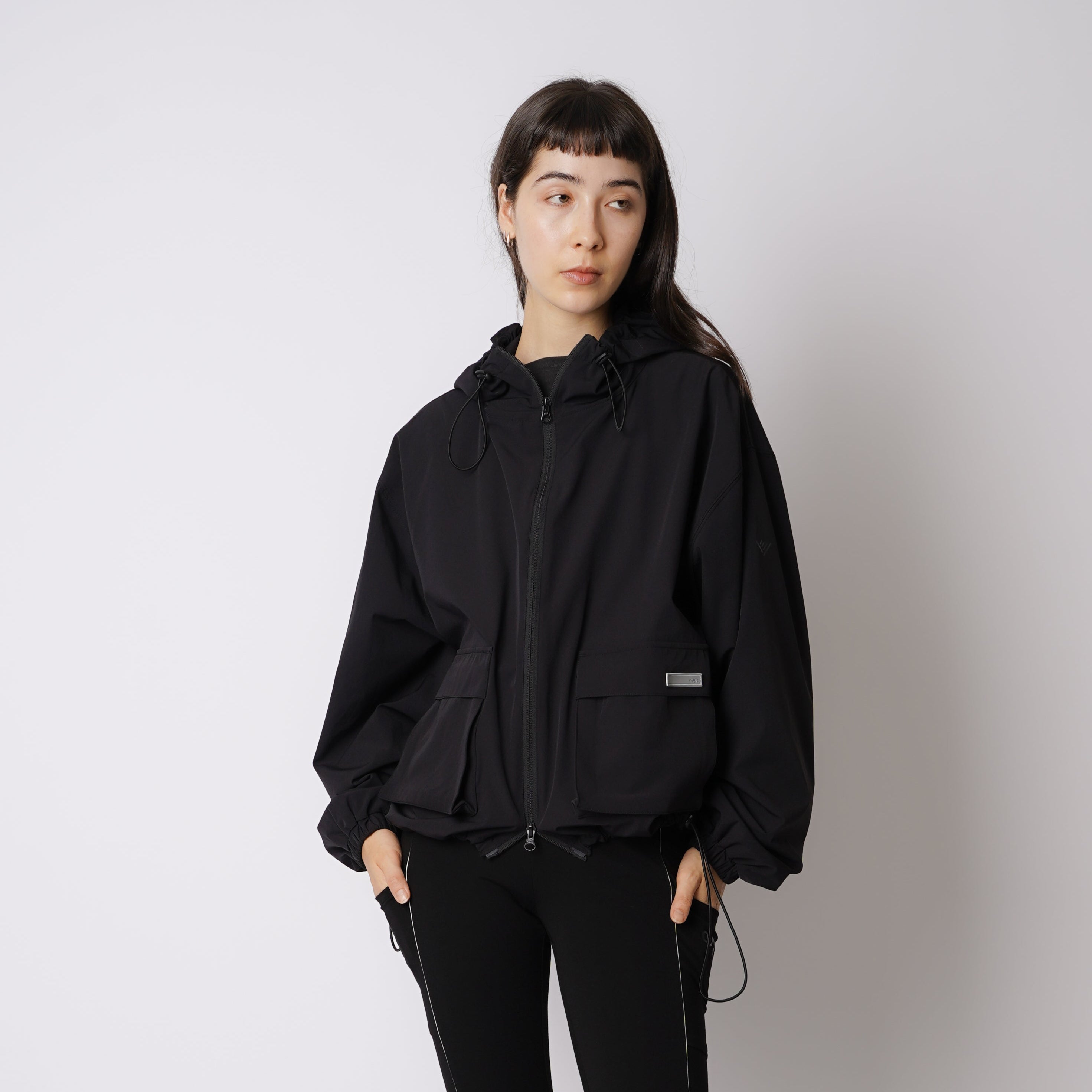 レディース【ovys公式】ワークアウトナイロンダブルジップジャケット