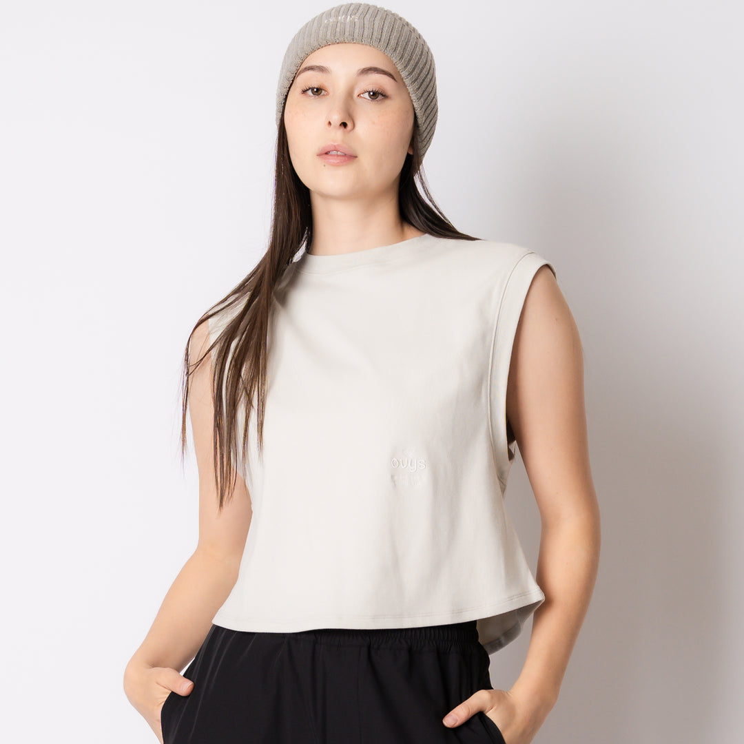 WMNS C-MESH SLEEVELESS SHORT SHIRT