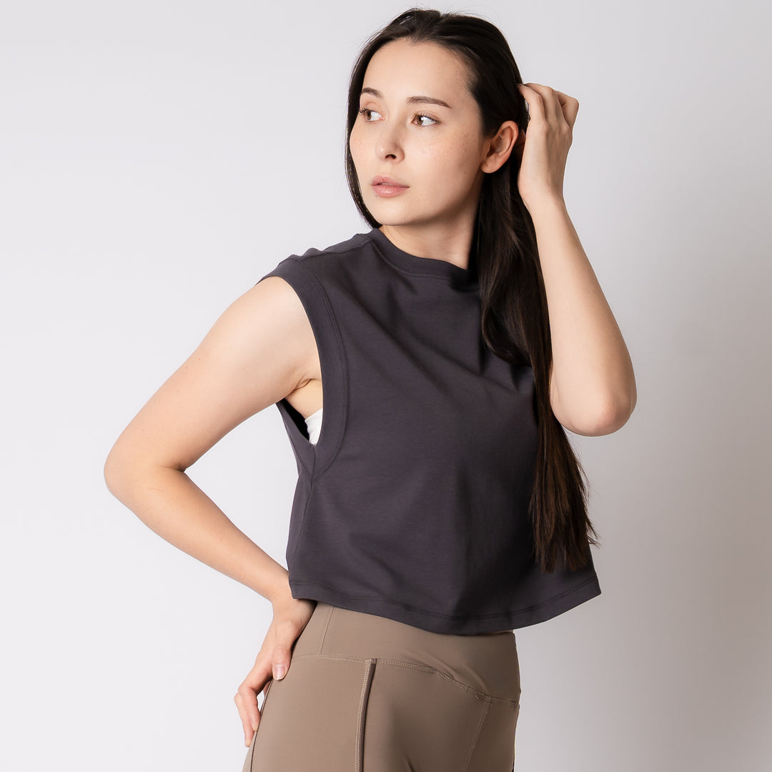 WMNS C-MESH SLEEVELESS SHORT SHIRT